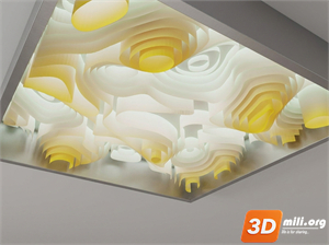 Ceiling Decoration Skp Files